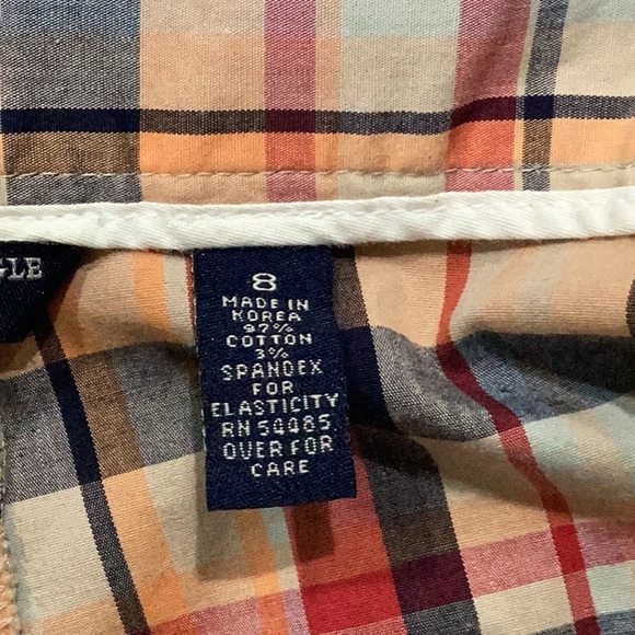 American Eagle Outfitters Plaid Shorts Size 8 - Picture 6 of 9